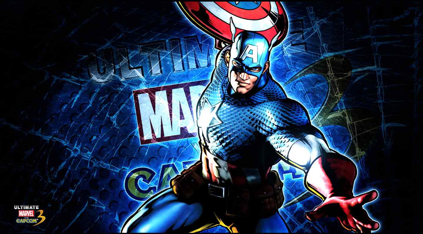 Wallpaper Ultimate Marvel Vs Captain America