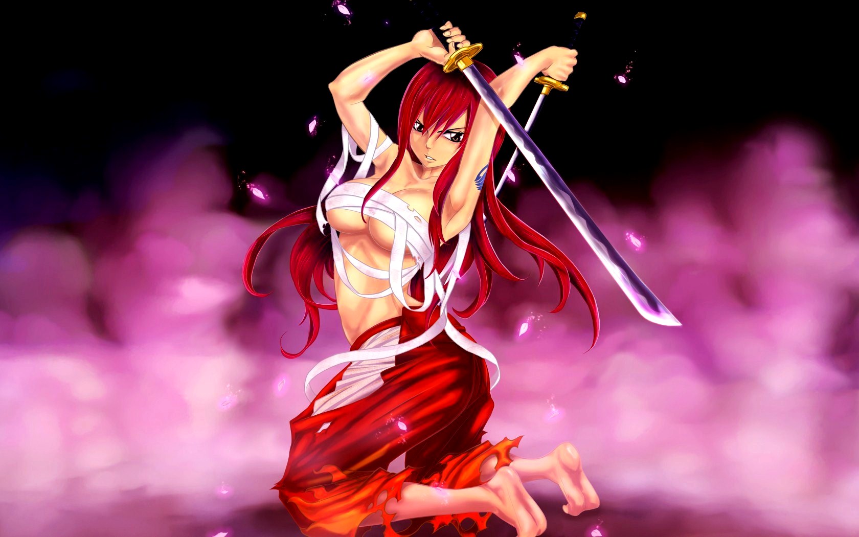 Fairy Tail Erza Scarlet Single Hd Wallpaper high quality