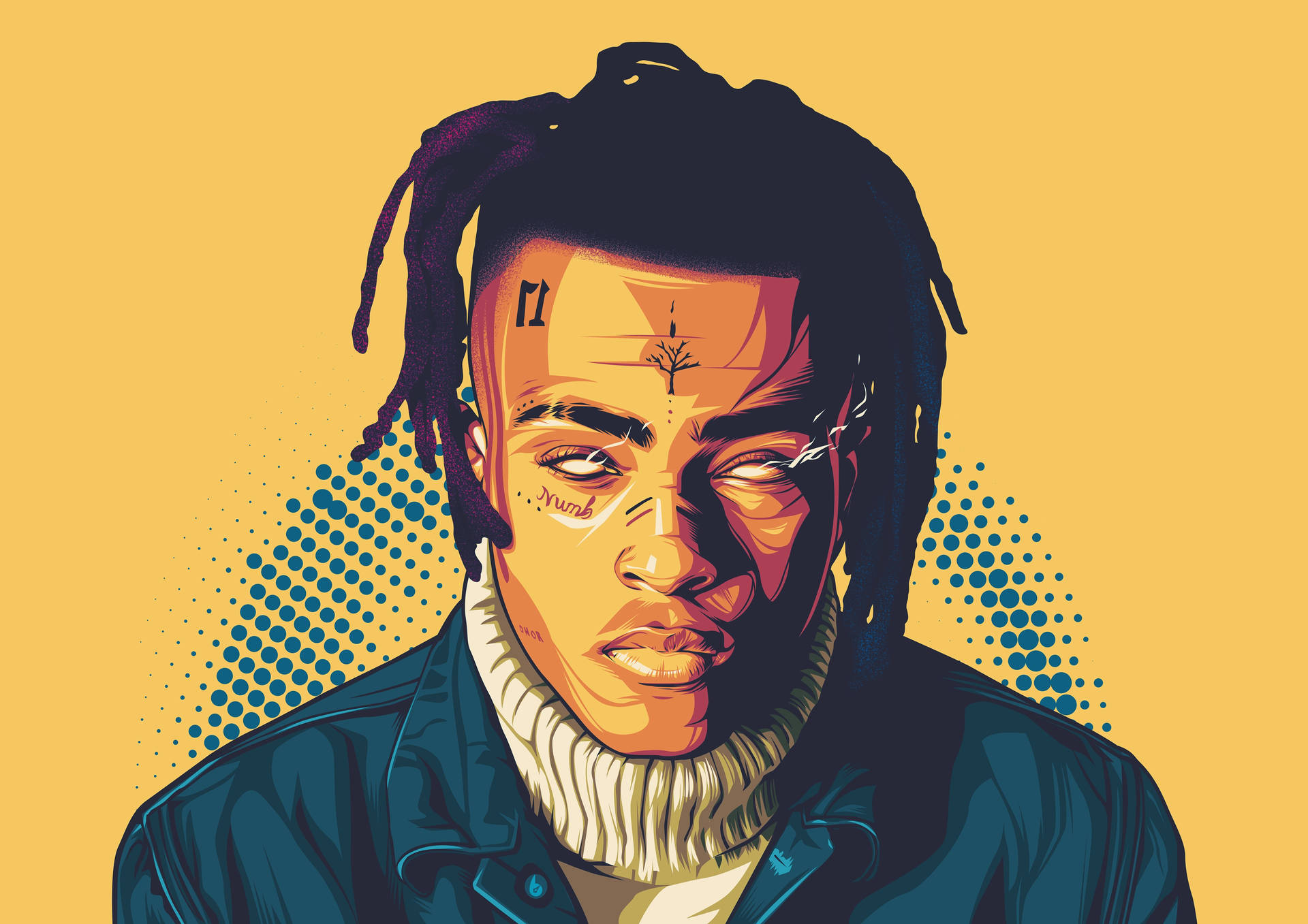 Xxxtentacion Anime Cartoon Wallpaper