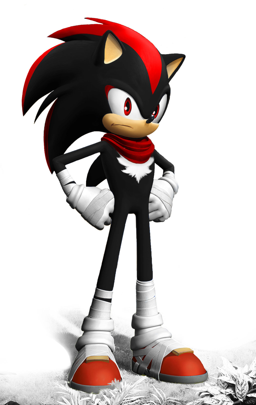 Sonic Boom Shadow The Hedgehog By Jonfarnold