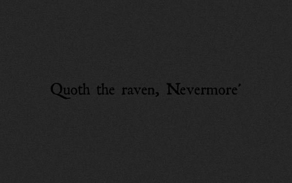 Poe Simple Background Ravens Literature Grey Wallpaper