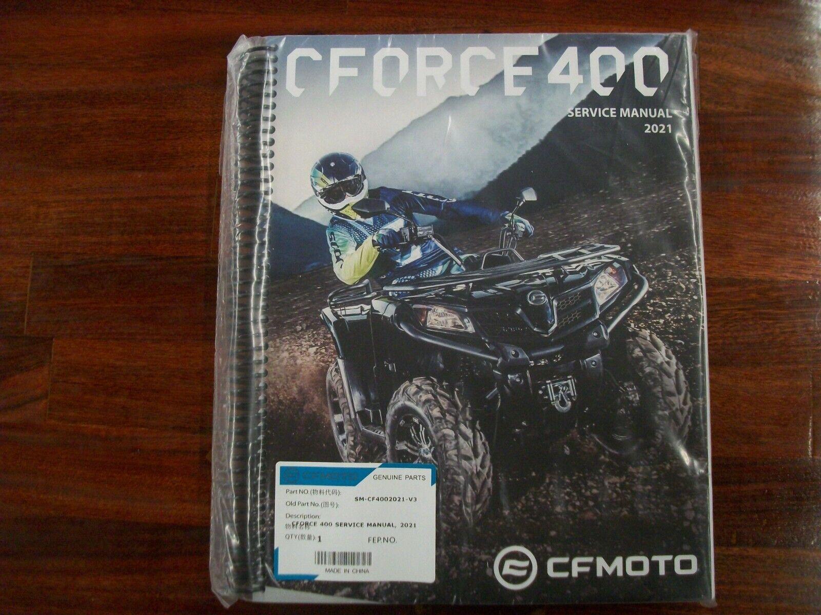 Cfmoto Cf400 C Force Atv Oem Service Manual Sm Cf4002021 V3