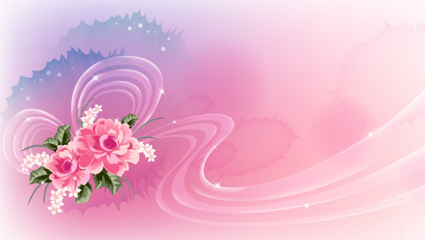 Flowers Pink Wallpaper Background Wallpapers