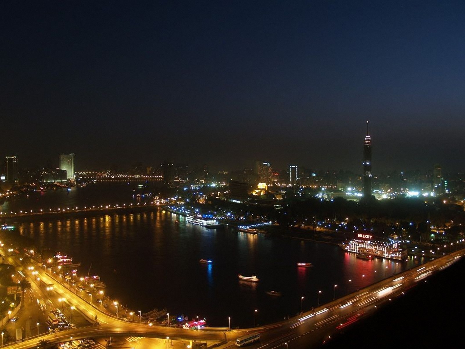 Cairo Night Scene Wallpaper Pictures