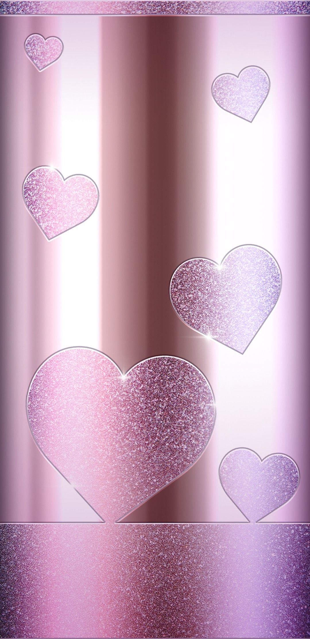 Pretty In Pink Wallpaper Heart Bling