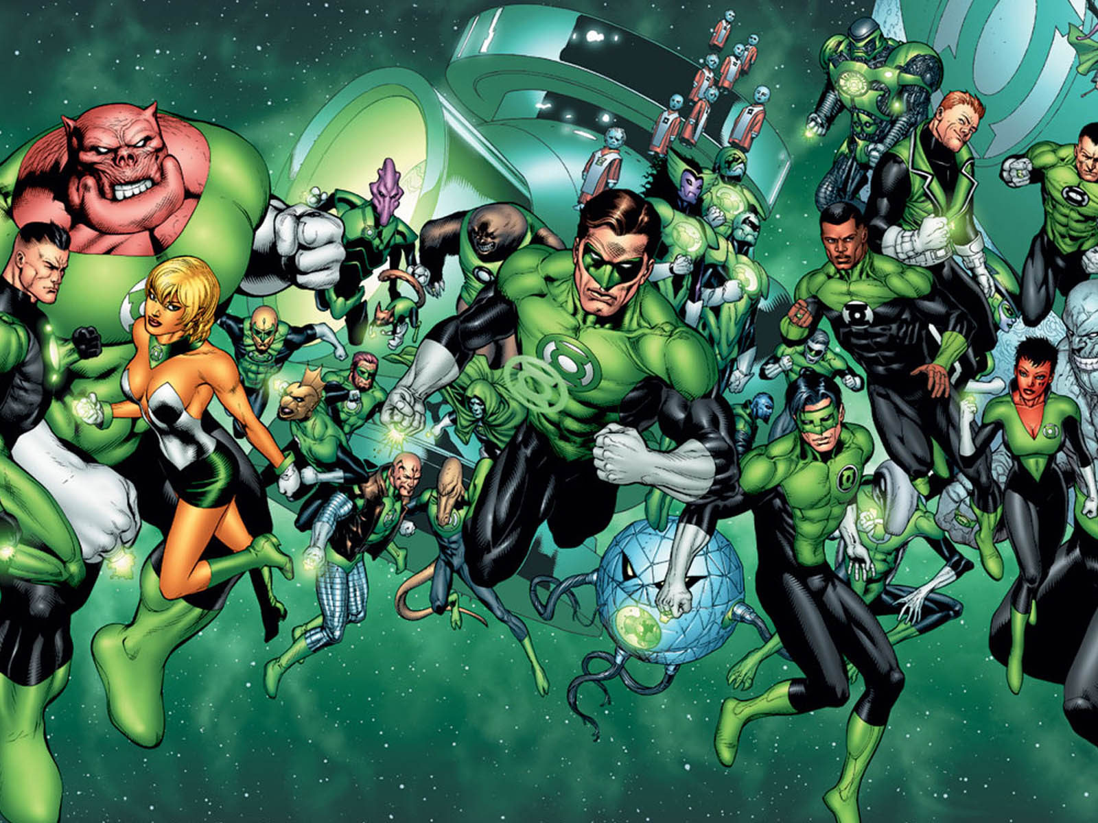 Green Lantern Superheroes Characters Alan Scott Hull Jordan John