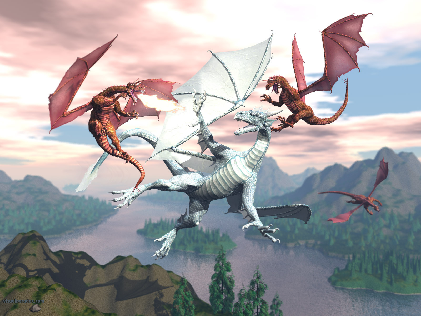 Dragons Image Dragon Fight Wallpaper Photos