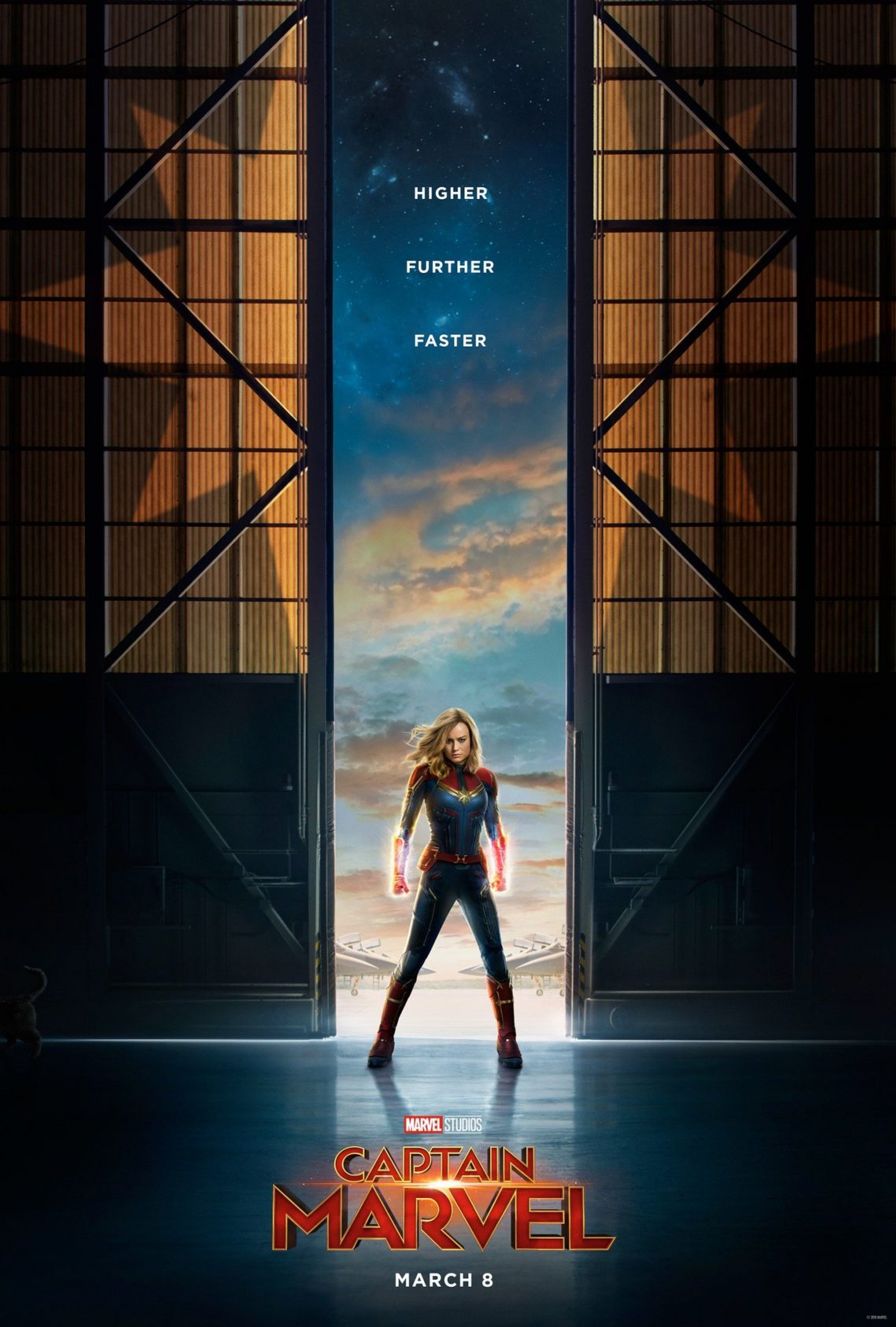 Captain Marvel Official Movie Poster Wallpaper And