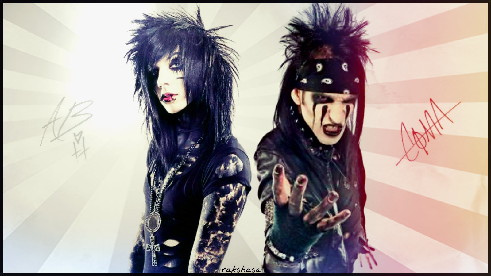 Christian A And Andy Biersack Black Veil Brides