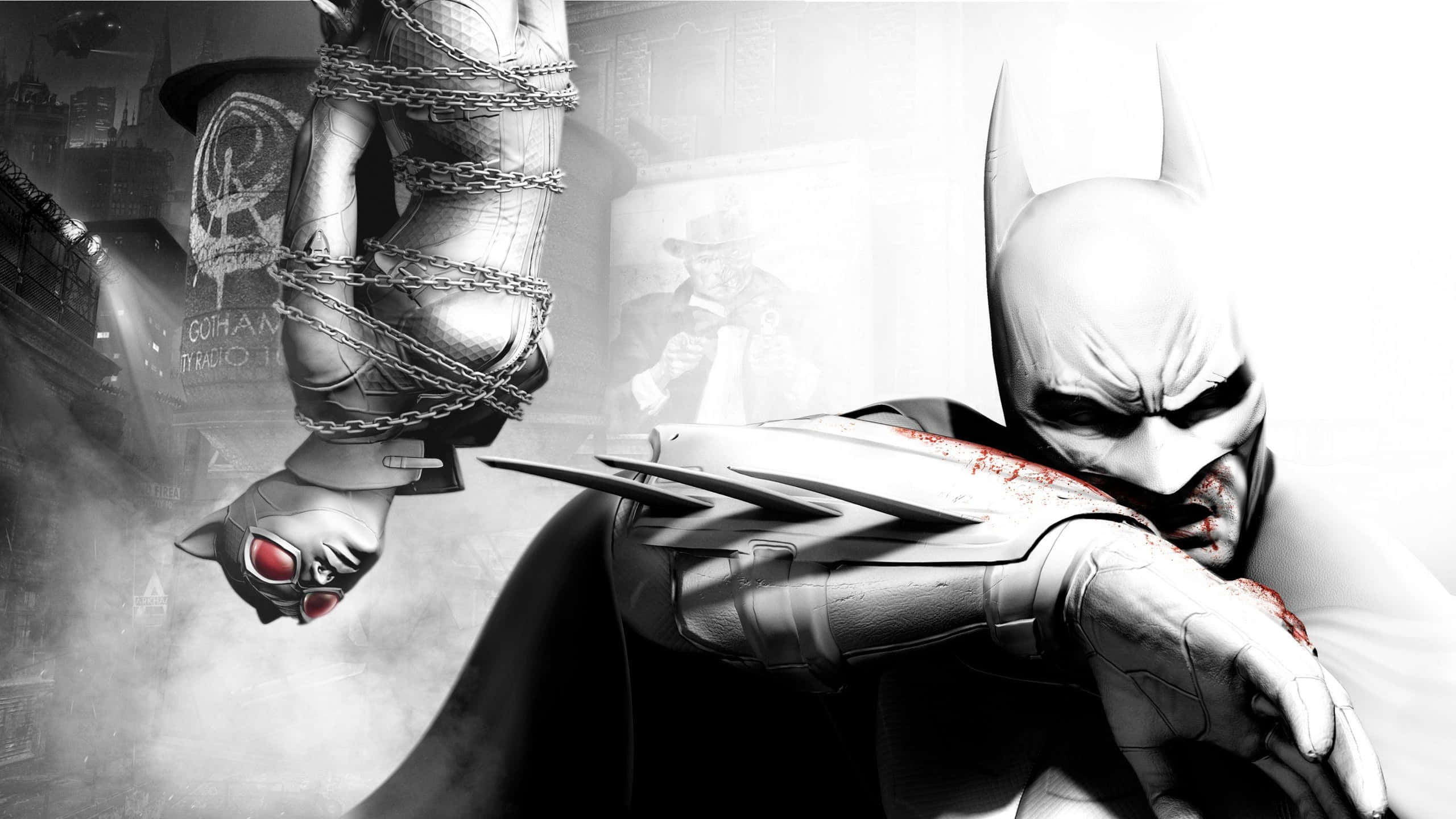 1440p Batman Arkham City Background X Wallpaper