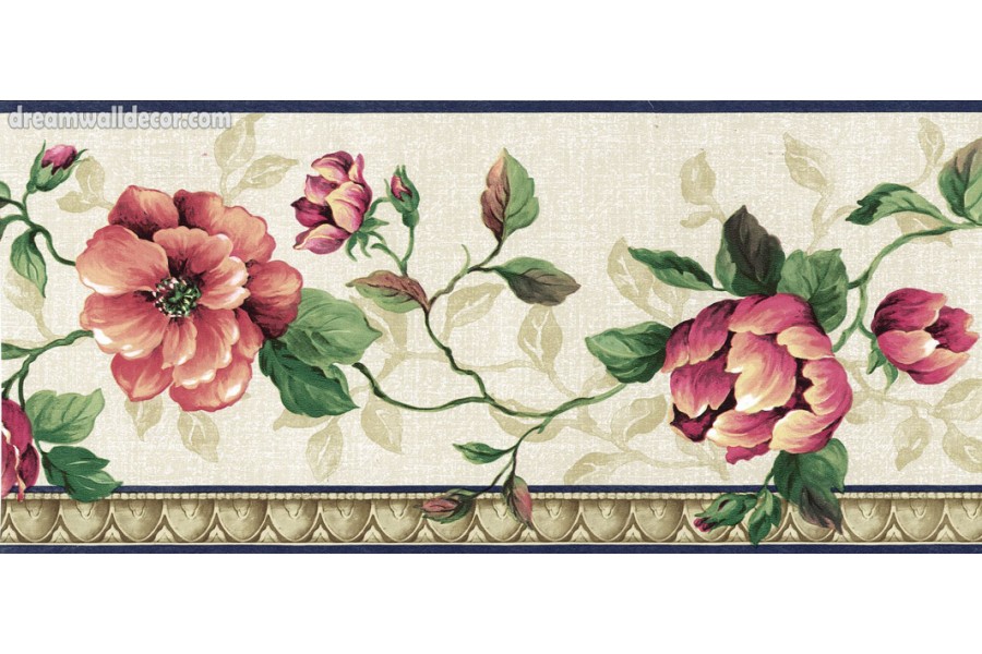 Free download Floral Wallpaper Border EB064152 [900x600] for your ...
