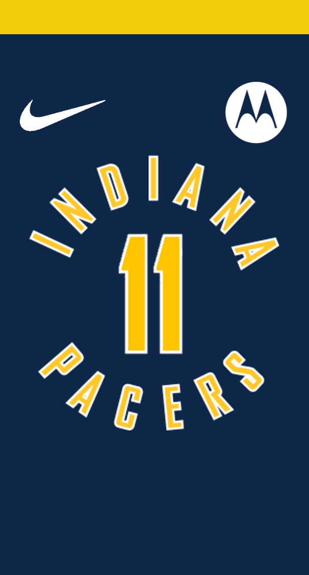 Pacers Jersey Phone Wallpaper Indiana
