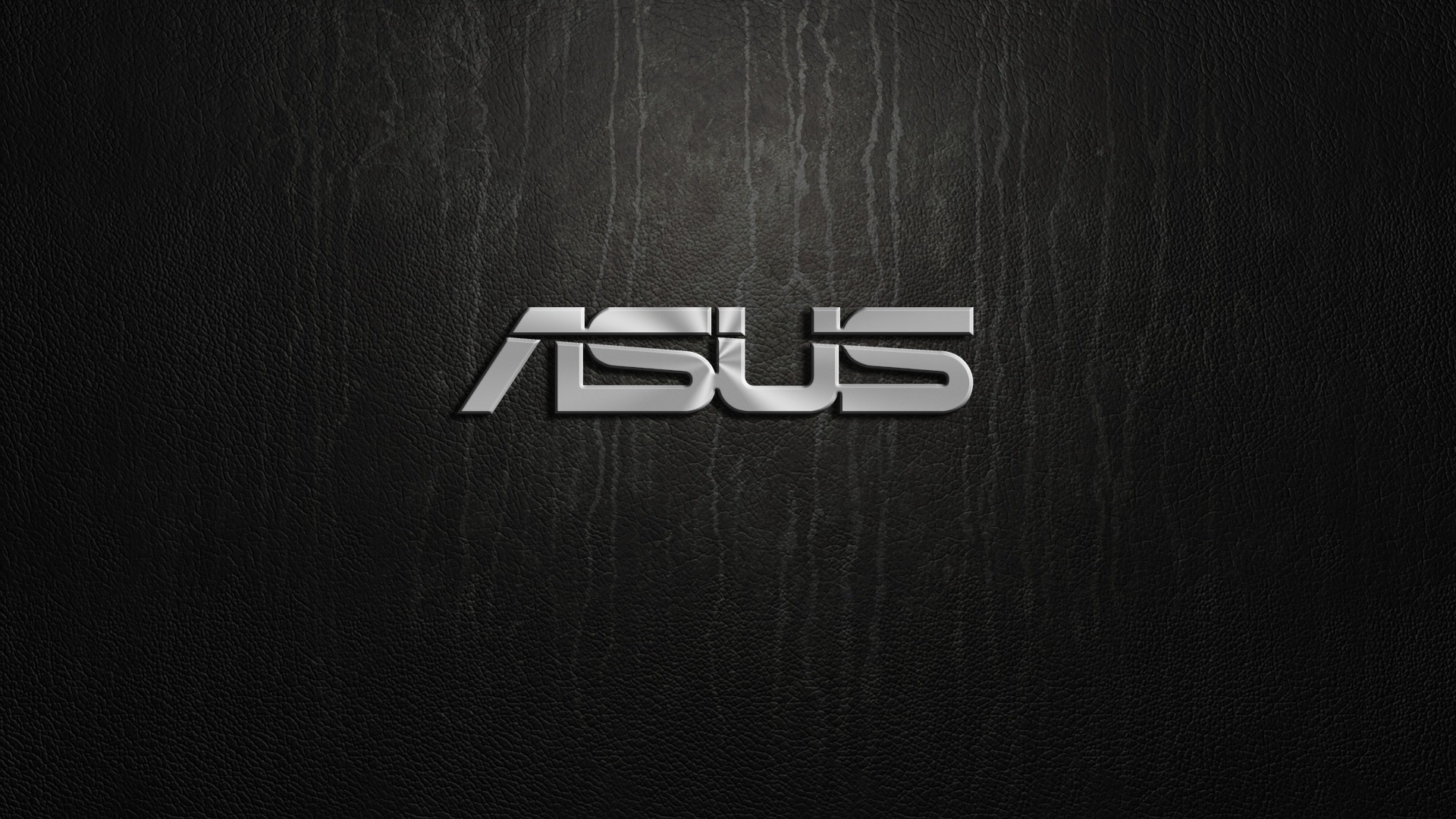 Asus silver logo on black background   HD wallpaper