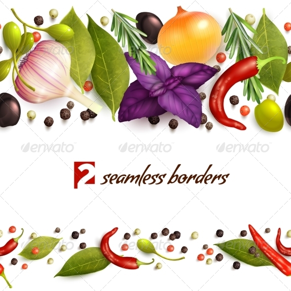 Graphicriver Herbs And Spices Pattern