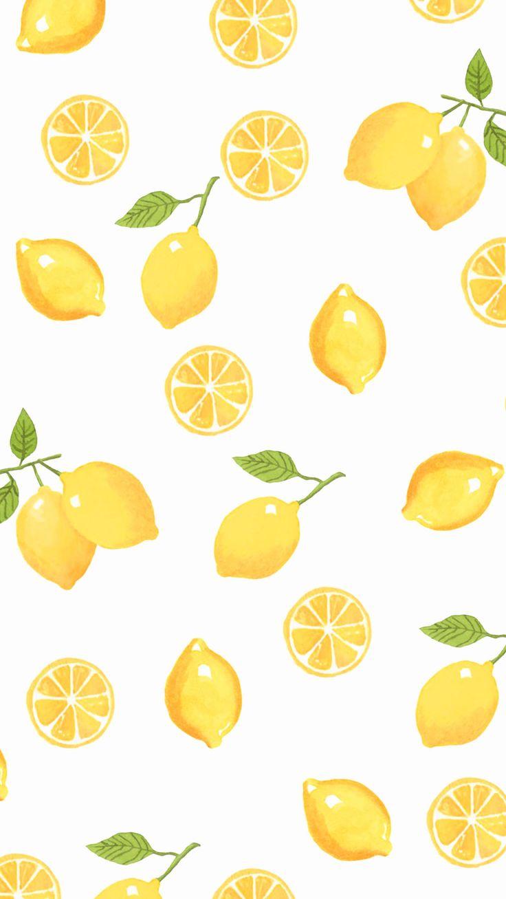 Lemon Wallpaper Ixpap In Background Simple iPhone