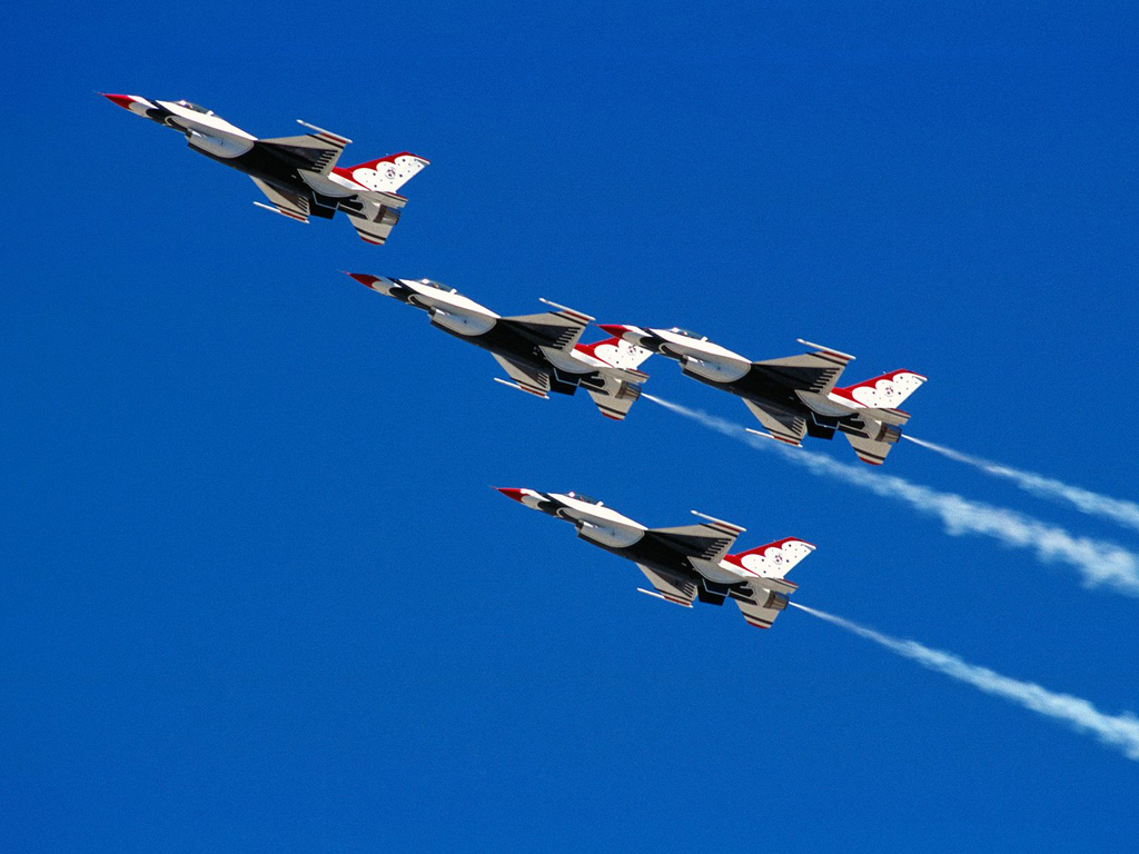 Fighter American Air Force Jet Desktop Wallpaper