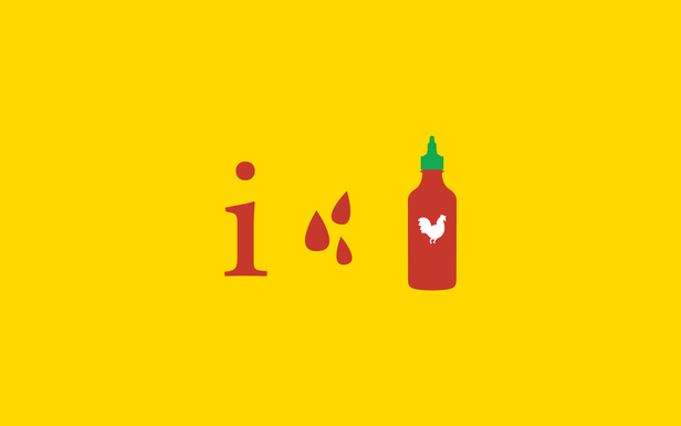 I Squirt Sriracha By Robert Bava Simple Desktops