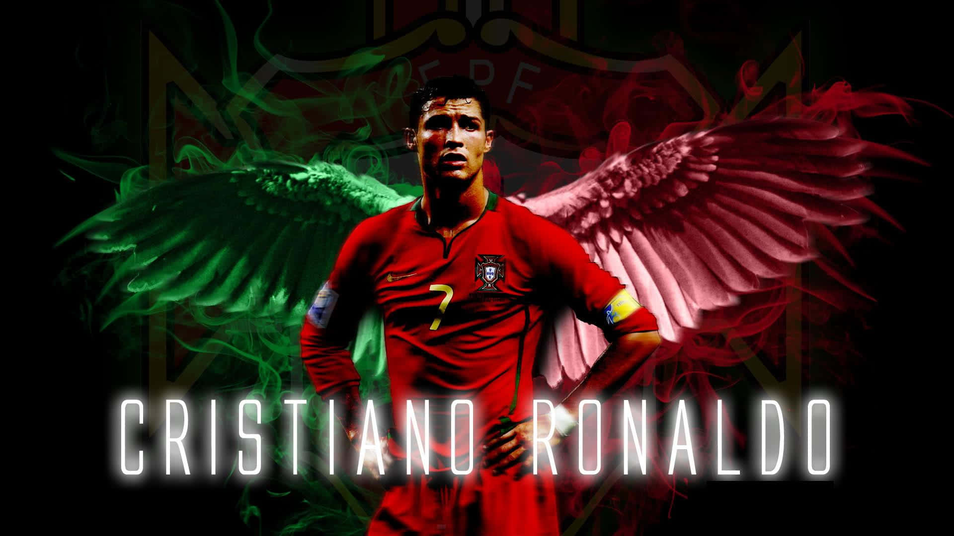 Image Cristiano Ronaldo In Action On The Soccer Field Wallpaper