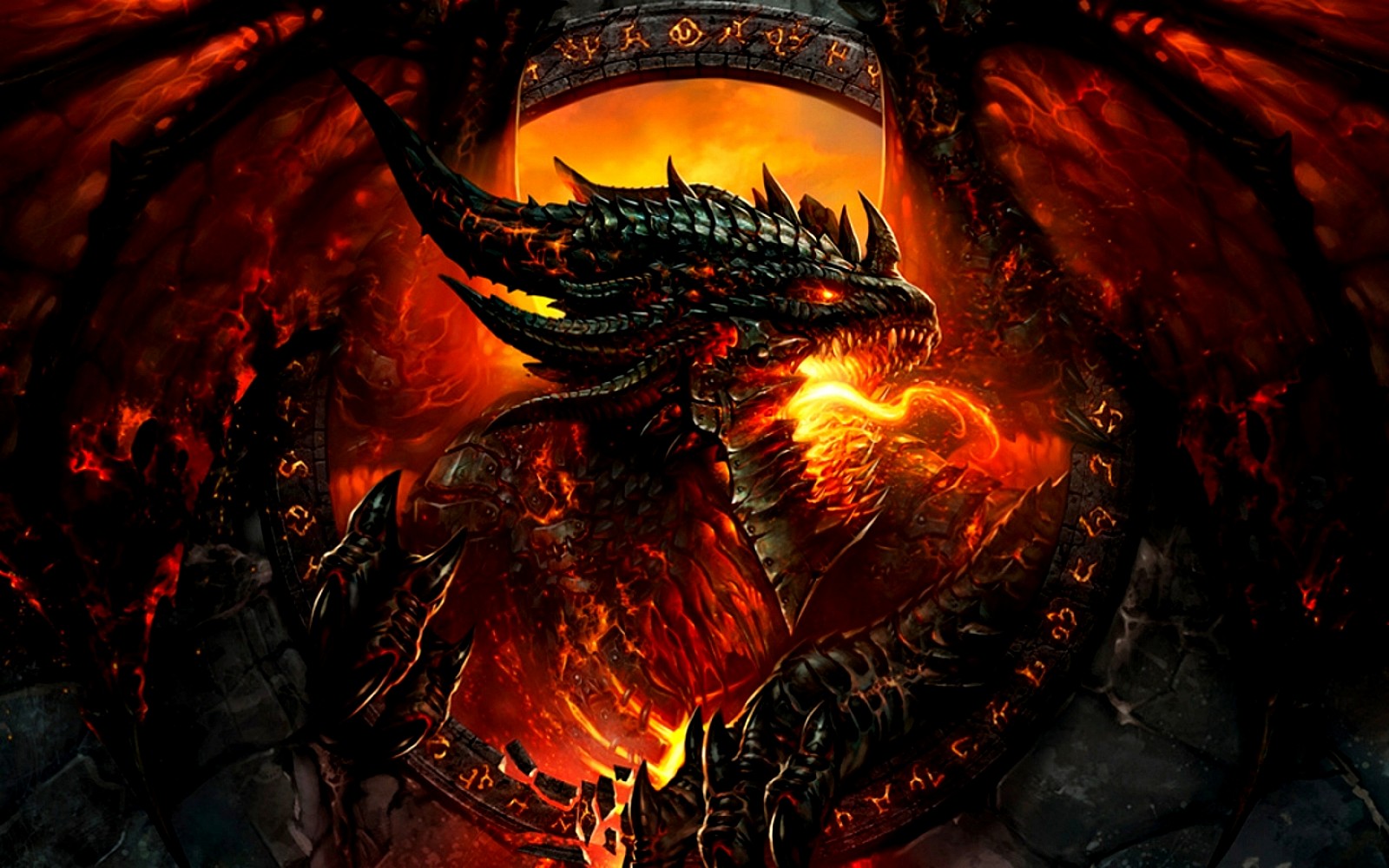 Cool Dragon Desktop Background