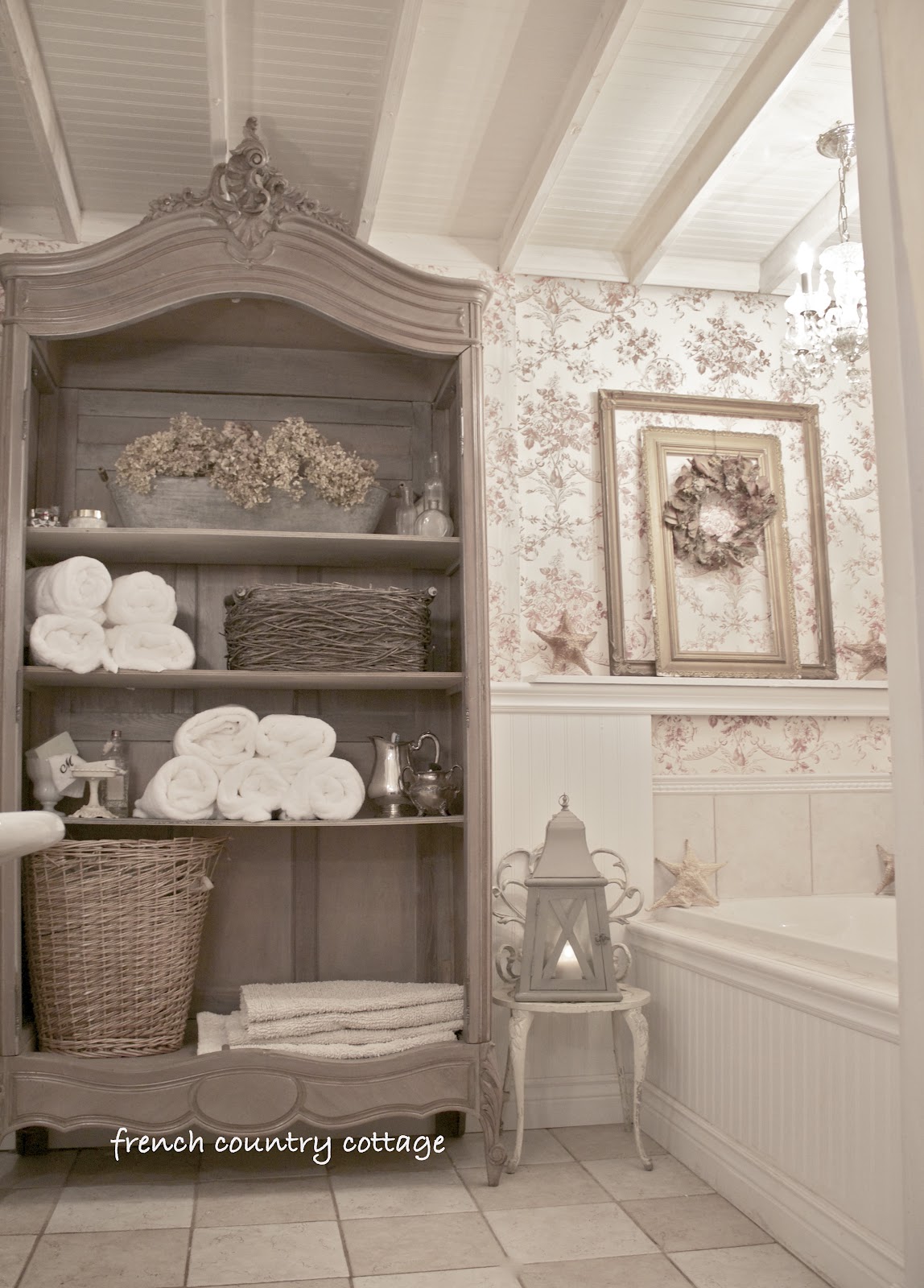 French Country Cottage Bathroom Inspirations