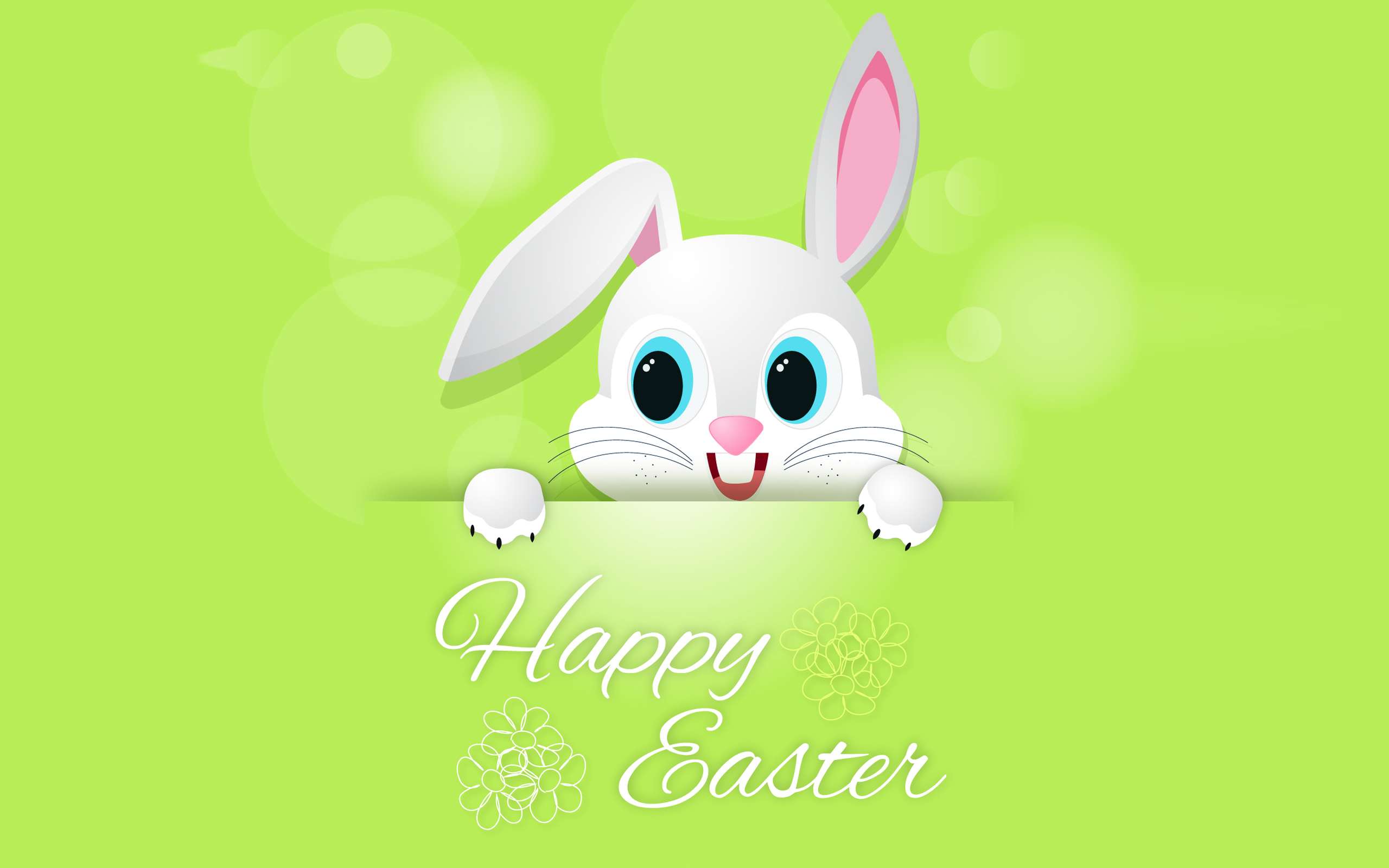 Easter Wallpaper Bunny Greetings HD Desktop