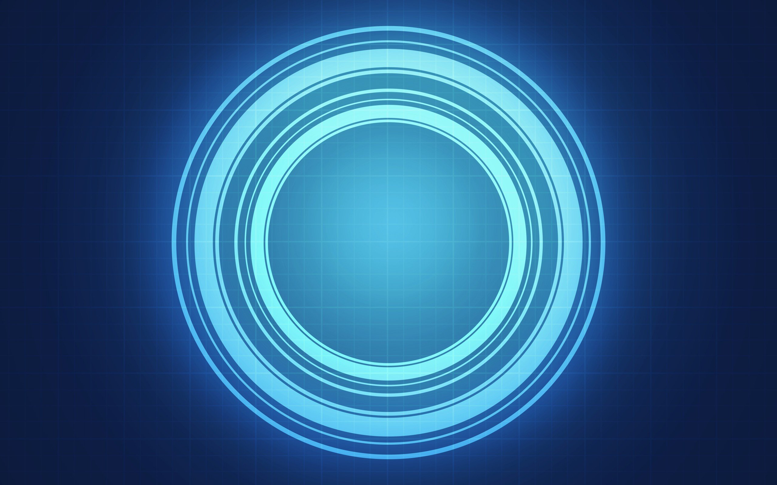 abstract blue circle light wallpaper background