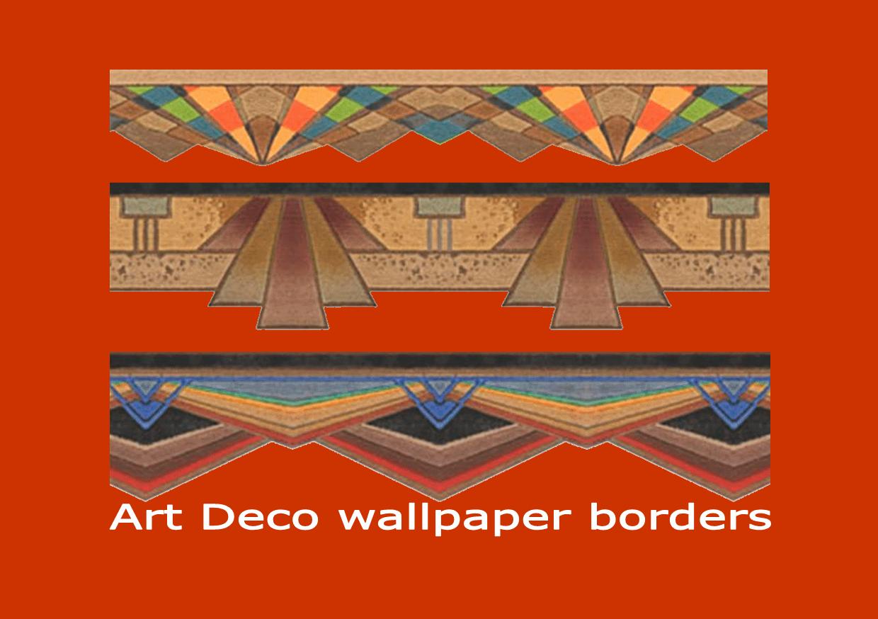 Art Deco Wallpaper Borders