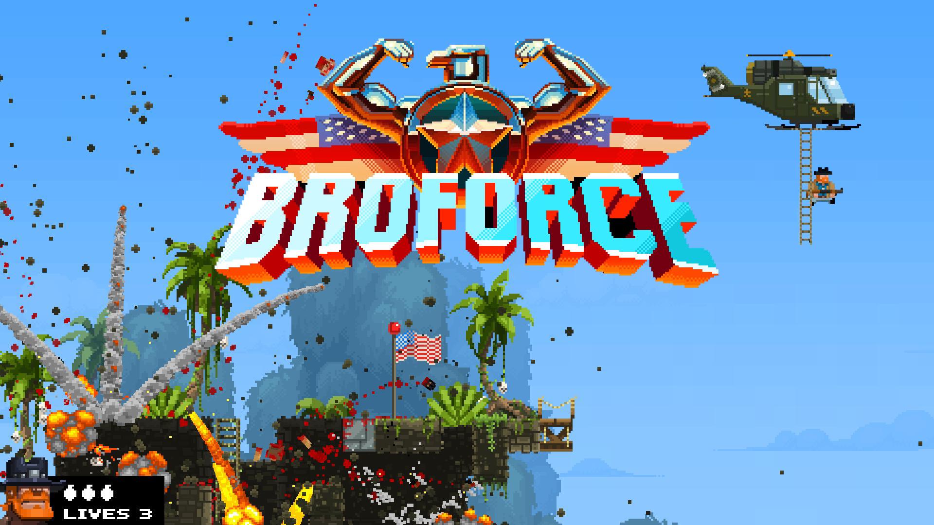 I Made This With Screenshots From The Pc Game Broforce