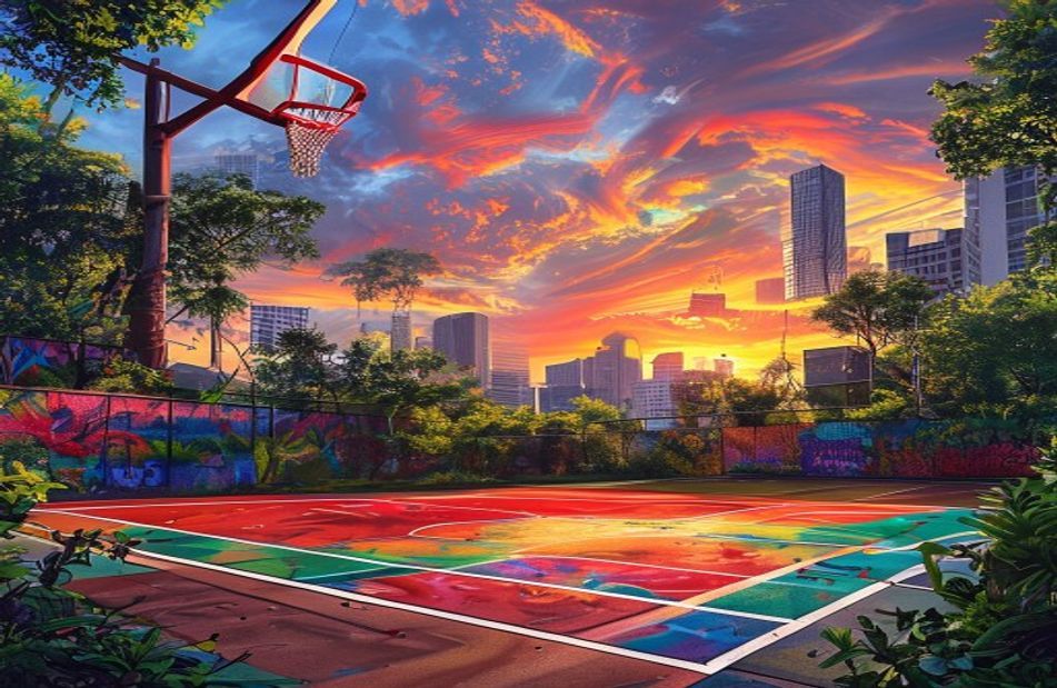 Basketball Court Wallpaper Hd