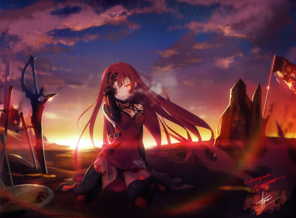 Elesis Scarlet Wallpaper Buscar Con Google Elsword Crimson