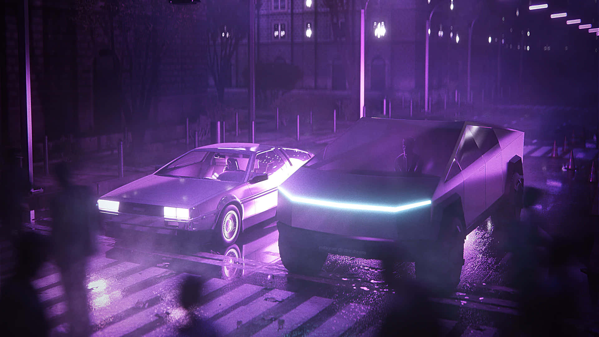 Delorean 4k Wallpaper