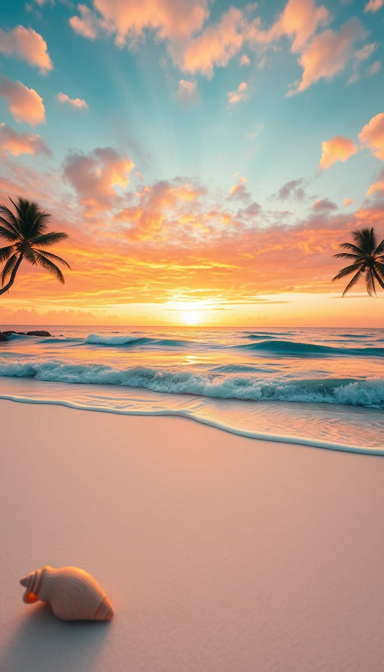 Background For Mobile Of Beach