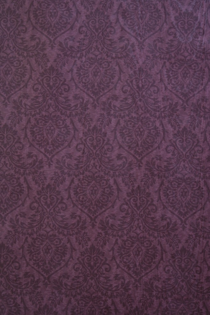 Purple Damask Wallpaper