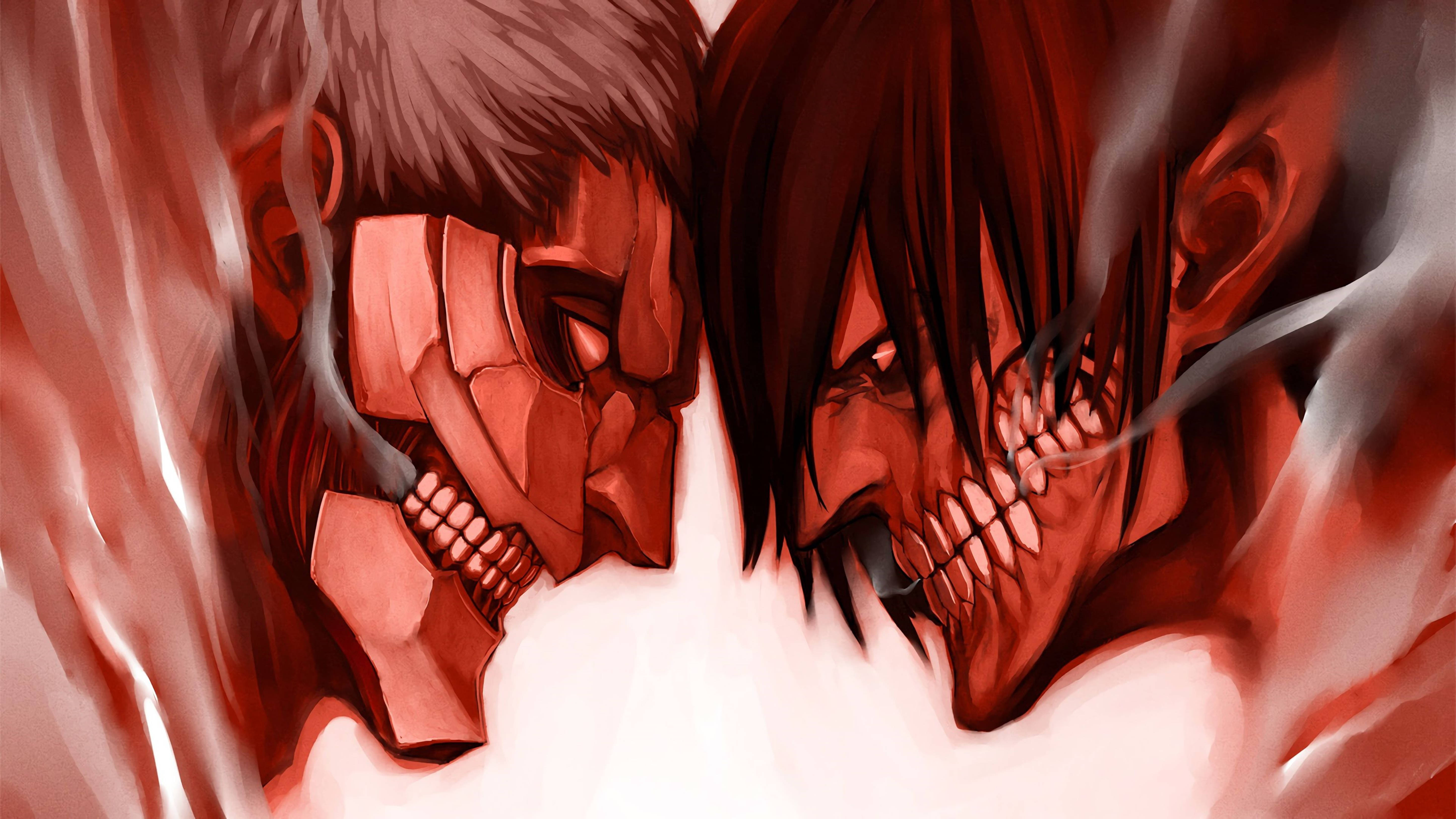 Attack On Titans 4k Armored And Wallpaper