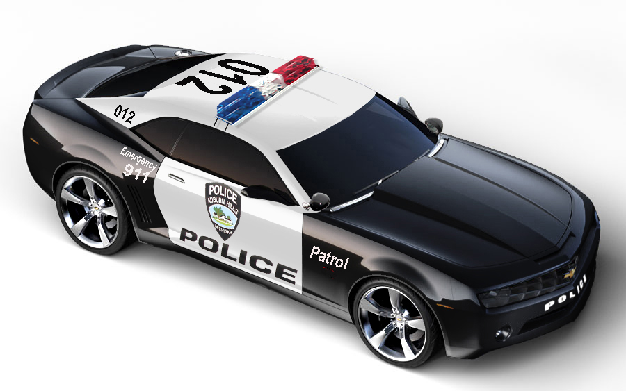 Camaro Police Car Wallpaper