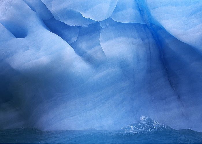 Iceberg Detail Antarctica Greeting Card For Sale By Flip De Nooyer