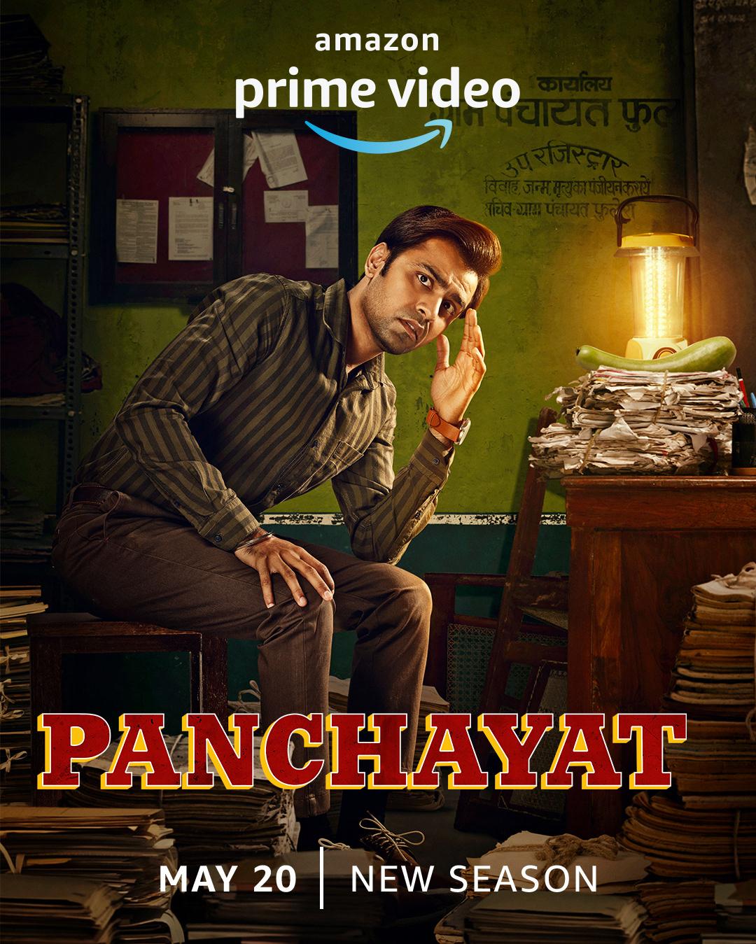 Panchayat Amazon Prime Video Web Series Poster On