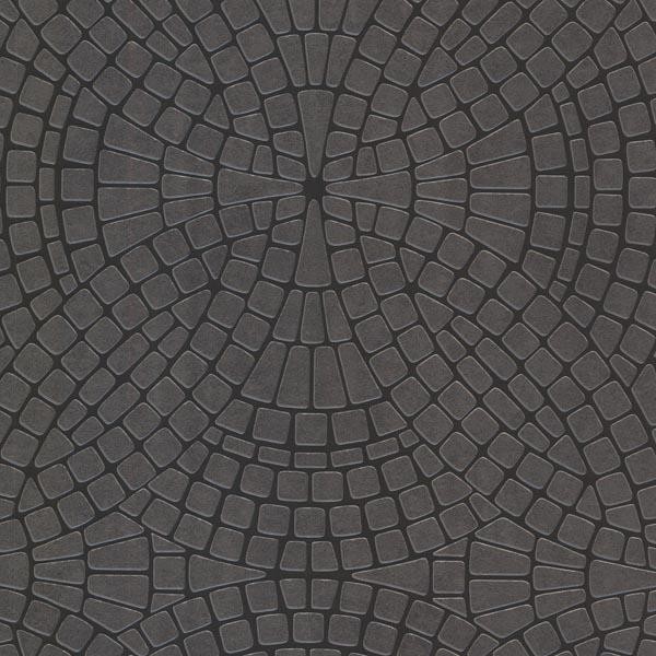Hanley Black Mosaic Tile   Modern   Wallpaper   by Wallpaper Warehouse