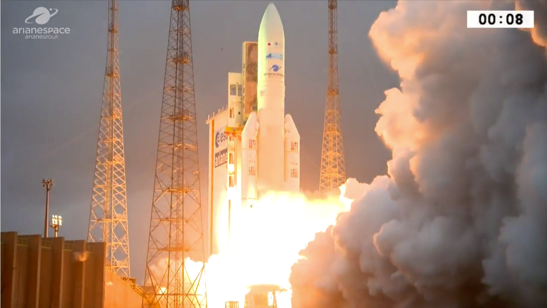 Esa Ariane S Second Launch Of