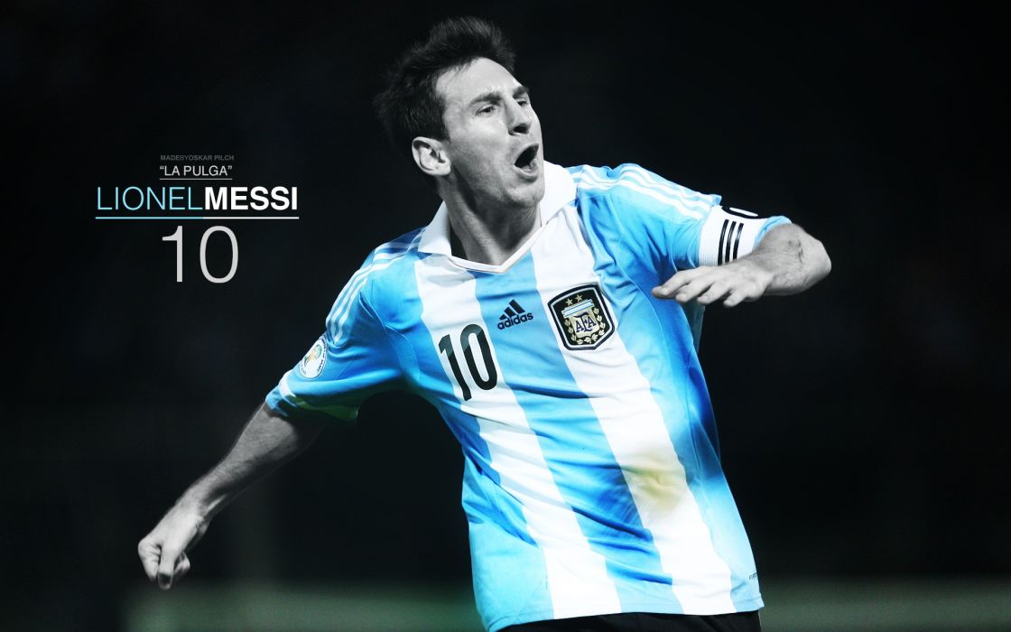 Argentina Captain Lionel Messi Fc Barcelona National