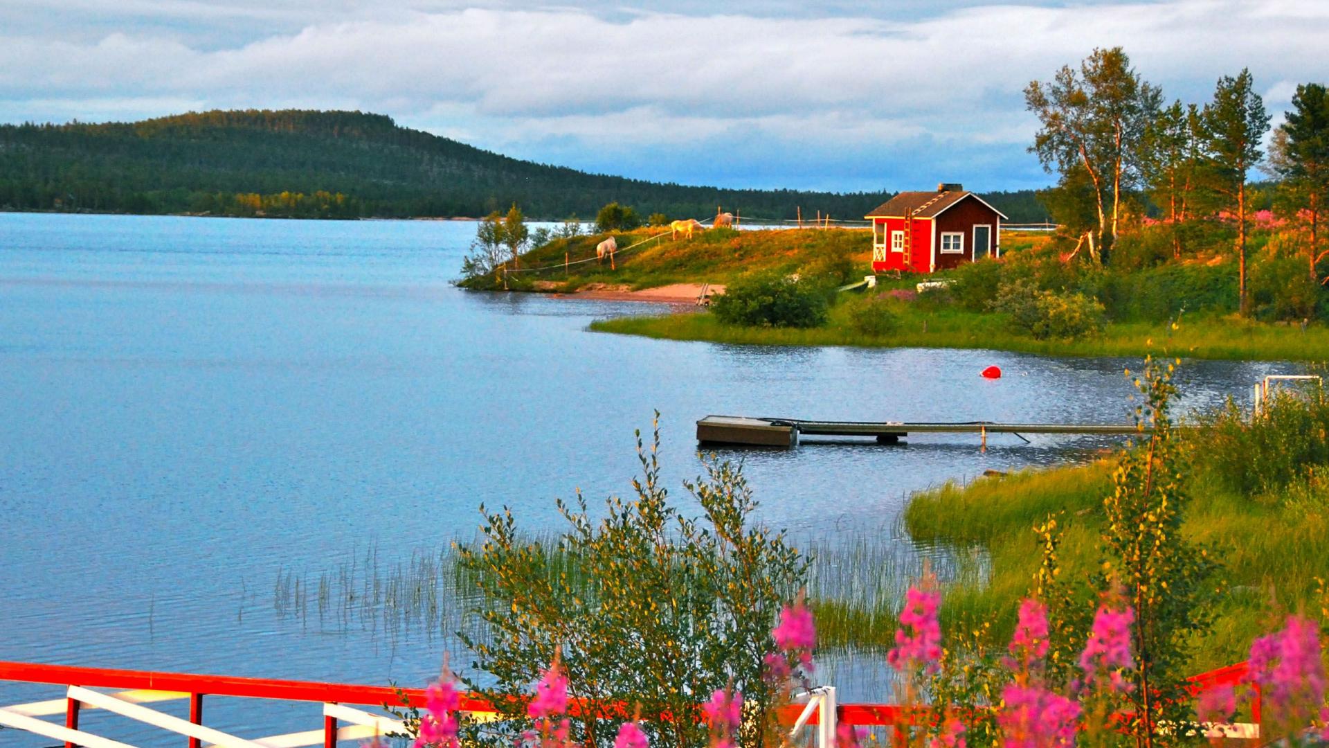 Beautiful Finland Lake HD Wallpaper Widescreen High