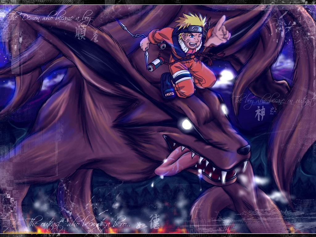 Naruto Shippuden Nine Tailed Fox Wallpaper HD In