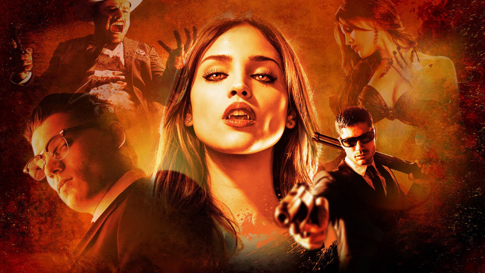 Dusk Till Dawn Action Crime Horror Series Vampire Wallpaper Background