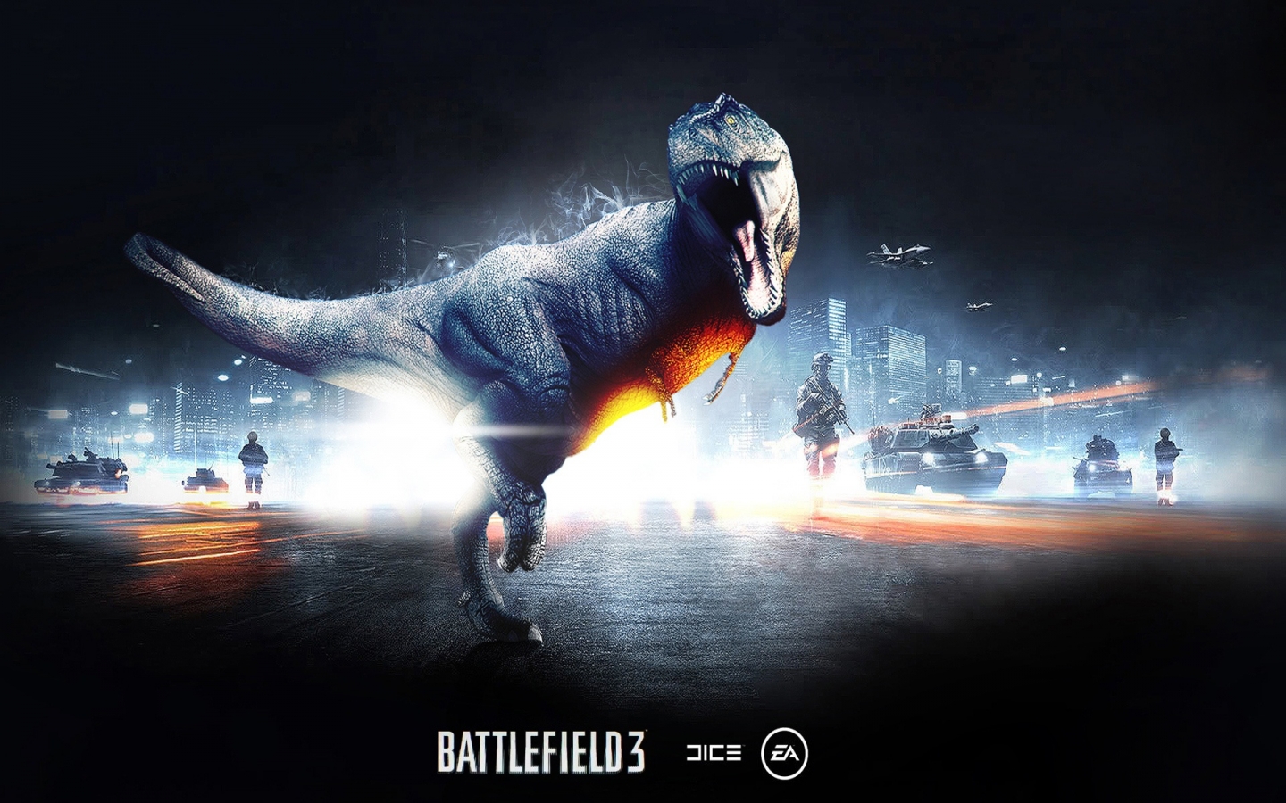 Games Wallpaper Battlefield Dinosaur Mode Pixel