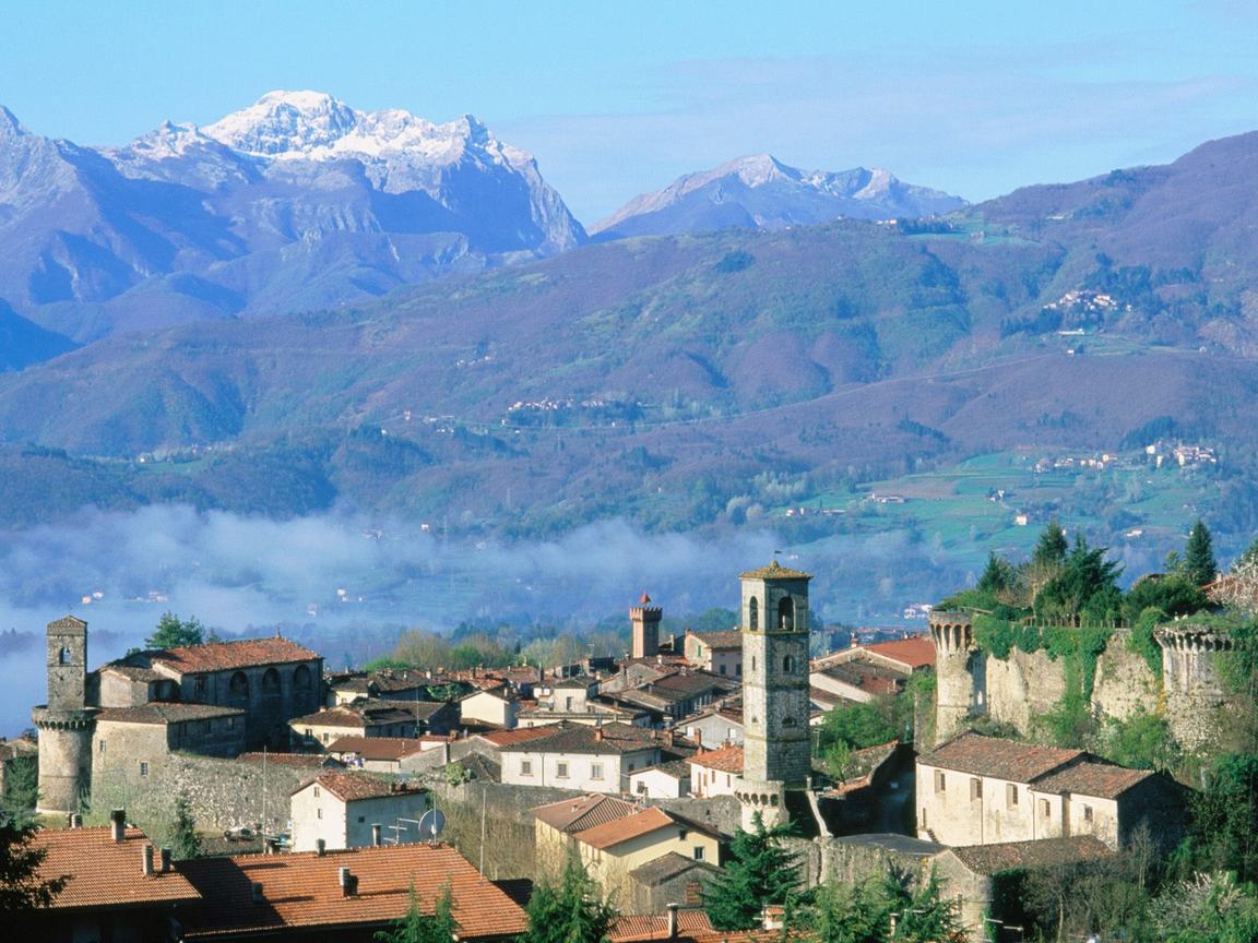 Italy Scenery Beautiful Village Wallaper