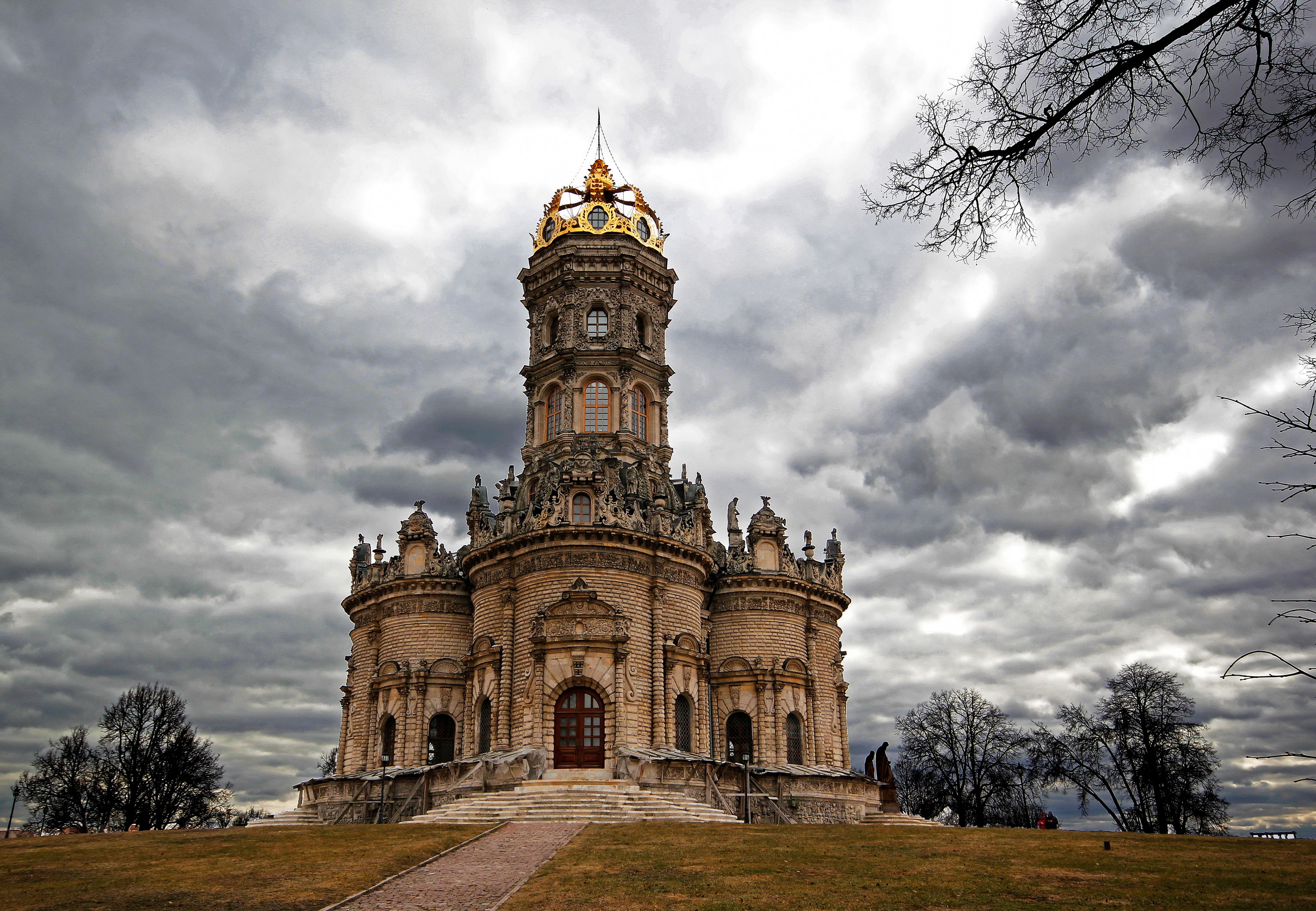 Sacred Spires Wallpaper