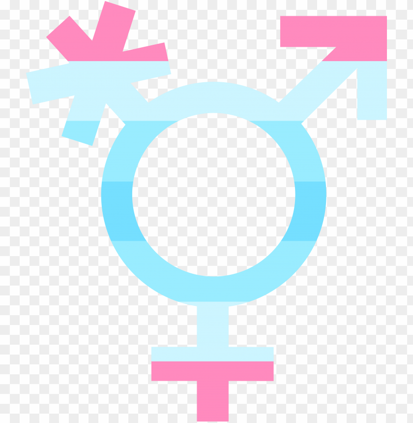 Transgender Symbol Transparent All Gender Bathroom Si Png Image