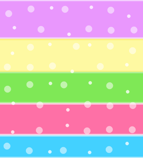Colorful Bubble Stripes Background Horizontal With