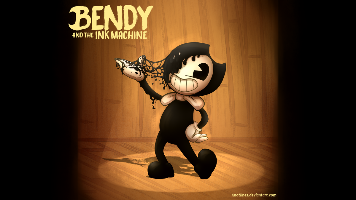 Wallpaper And The Ink Machine Bendy Card From