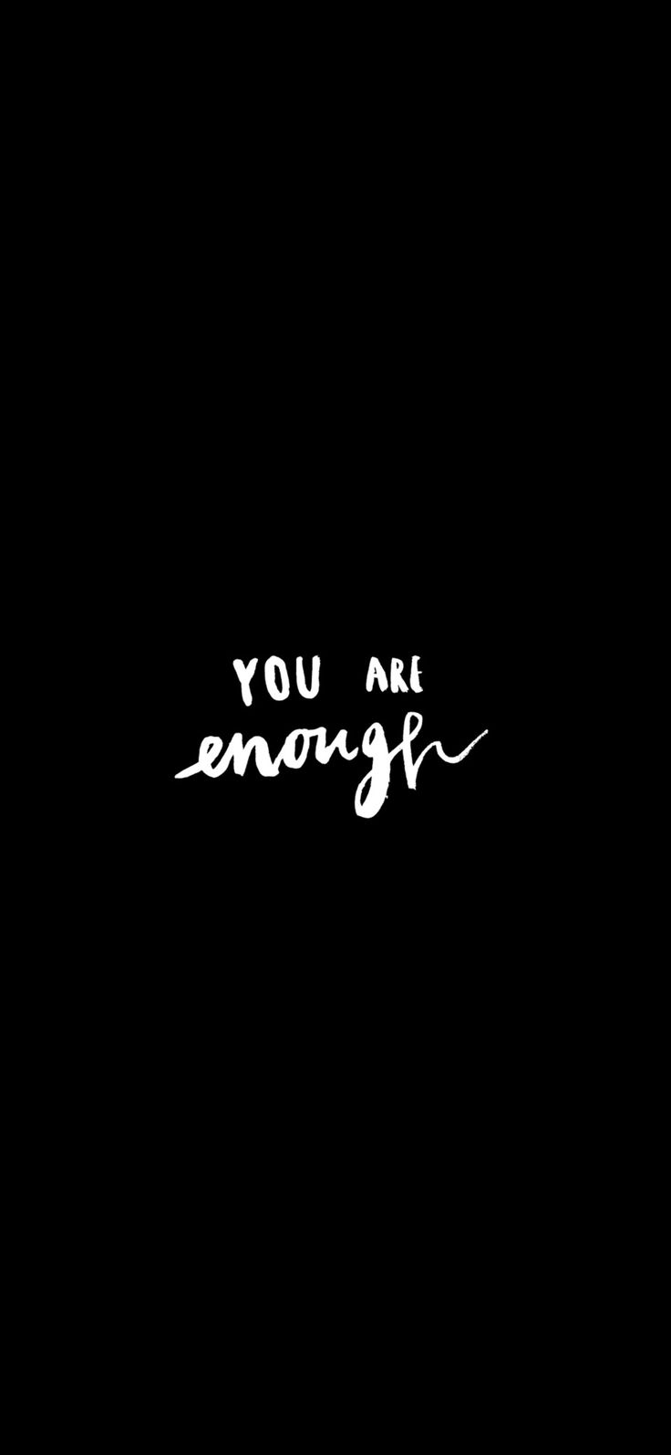 Black wallpaper Boss up quotes You are enough quote You are enough